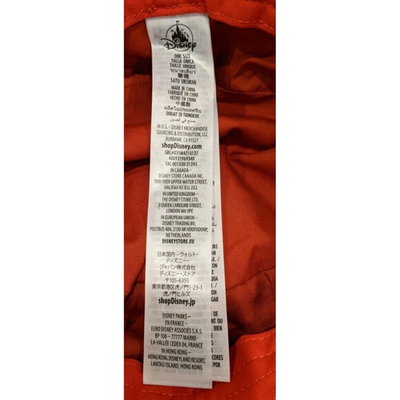 NEW~Disney Parks Mickey Minnie Mouse Retro Tropical Floral Bucket Hat Hawaii - Picture 7 of 7